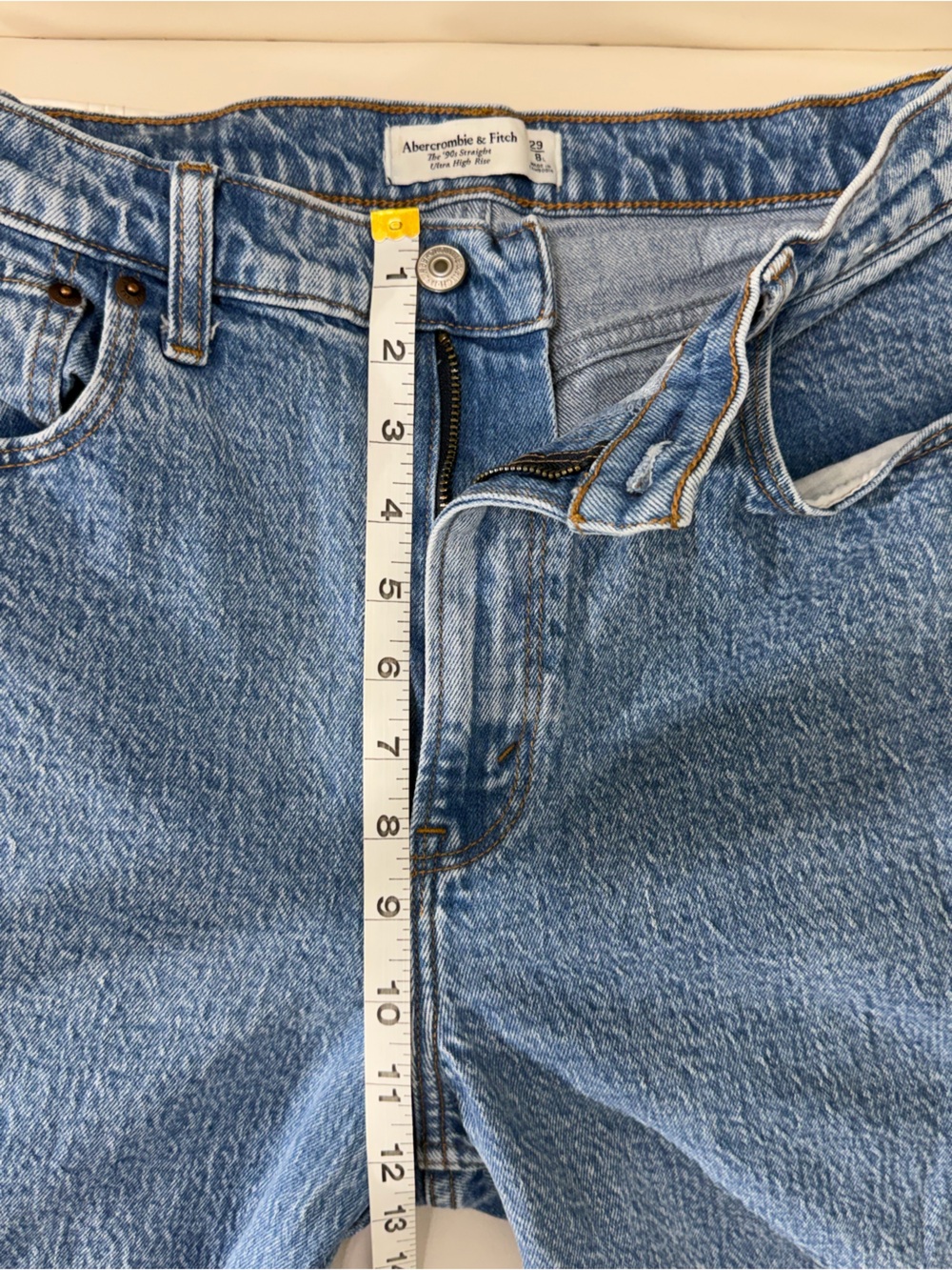 Abercrombie & Fitch The 90’s Ultra High Rise  Light Wash Women's Jeans